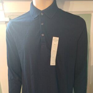 St. John's Bay Classic Fit Navy Blus Men's Shirt Size Medium
